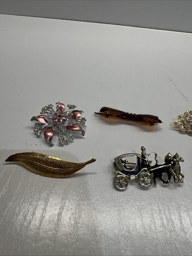 Restposten Konvolut Vintage Modeschmuck Brosche Brosche 5 - Bild 6 von 6