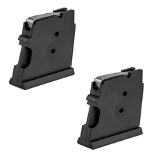 LOT of (2) CZ-USA 22 WMR/17 HMR 455 OEM Rifle 5 Round Magazine, Polymer - 12010