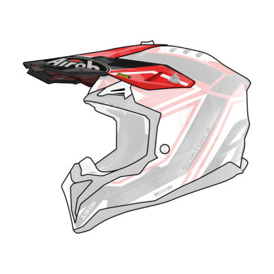 Airoh Aviator 3 League Helmet Front Shiny Red