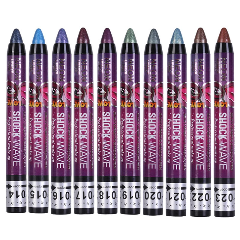 2 In 1 Glitter Eyeshadow Stick Lip EyeLiner Eye Shadow Pencil Shimmer Pen N 」 - Image 4 of 4