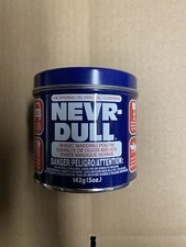 Nevr-Dull Metal Polish 5oz MAGIC Wadding Cloth Polishes All Metals