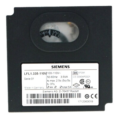 NEW SIEMENS LFL1.335-110V Control Box Program Gas Burner Controller Panel