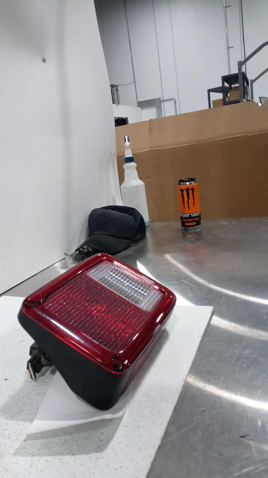 2018 Jeep Wrangler Left Tail Light Assembly Grey OEM 399148 74000 Miles