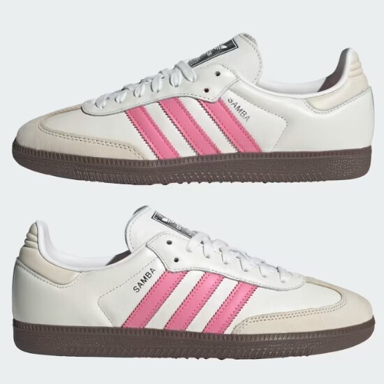 【adidas】 SAMBA OG W White Lucid Pink Wmns Samba OG 'White Lucid Pink' - Adidas - IG1962 - cloud