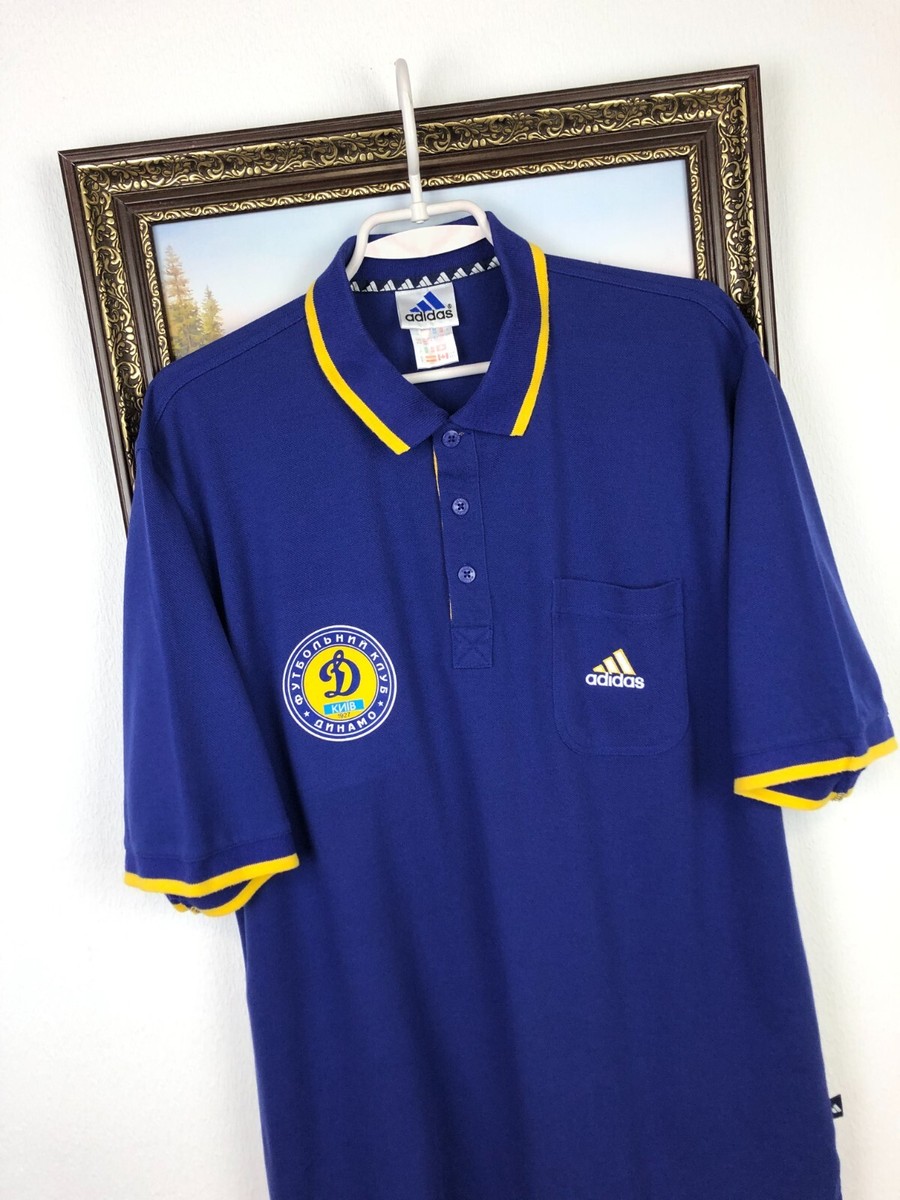adidas Dynamo Kyiv 1998-1999長袖シャツ 1998-99 Dynamo Kyiv Match Issue Home L/S Shirt #20