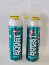 ( 2 ) BOOST OXYGEN 95% Pure Oxygen, Menthol-Eucalyptus, 5 L, MEDIUM Unit