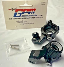 GPM *OPEN BOX* ALUMINUM FRONT KNUCKLE ARMS for Maxx BLACK K167