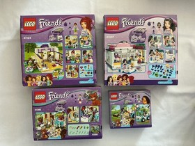 LEGO Friends - Pet and Vet Lot - 41007, 41085, 41086, 41124