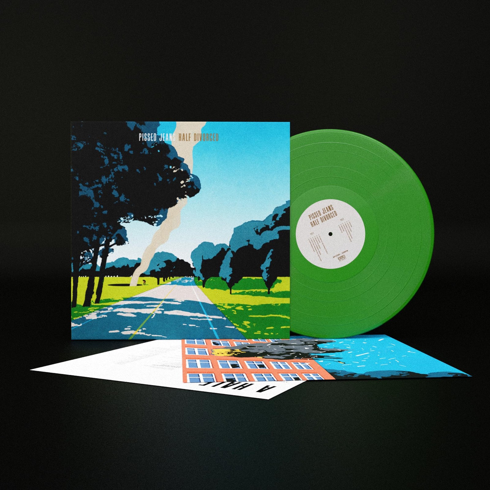 Pissed Jeans Half Divorced (Loser Coke Bottle Green Vinyl) LP Vinyl SP1599X NEW