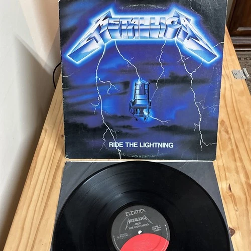 Metallica Ride The Lightning Elektra Megaforce 60396-1 1984 1st Press Vinyl RARE