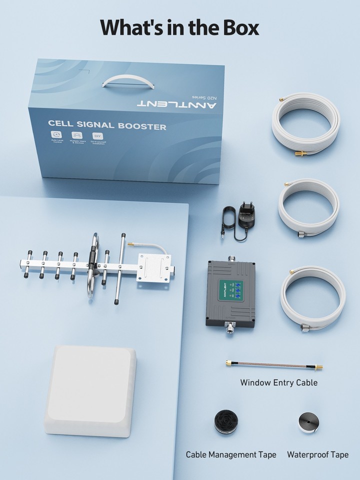 5G 4G Cell Phone Signal Booster 700/850MHz AT&T Verizon Band 12/13/17/5 ...
