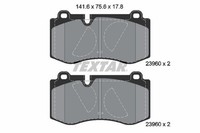 Textar Bremsbelagsatz, Scheibenbremse 2396001 FüR MERCEDES-BENZ