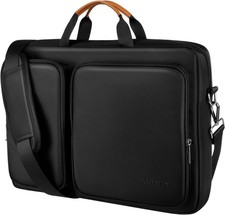 13  13.3 Inch Laptop Shoulder Bag for Men Women, Waterproof Messenger Bag Black