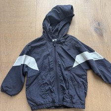 Zara Kids Unisex Nylon Zip Up Jacket with Hood - Size 2-3 Years