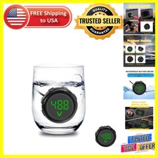 Waterproof 4-100V Battery Monitor with Digital LED Display for Cars  Boats