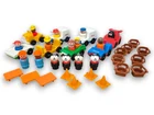 Vintage Fisher Price Little People 38 Pc Lot Figures Dog Car Vehicles Furniture