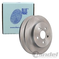 2X Blue Print Bremsscheiben Ø259Mm Hinten Passend FÜR Lexus Ct Toyota Corolla
