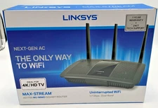 Linksys EA7300 Next-Gen AC Max Stream AC1750 Uninterrupted Wi-Fi Router In Box B
