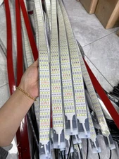 4PCS 4FT Kit Quad Row White LED Strips Fit for Car Truck 15.5'' Wheel Rim Lights