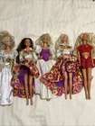 Vintage Mattel Doll Lot Of 5- Mixed Barbie Dolls Cowgirl Fashion Dress Outfits