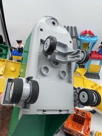 LEGO VILLE Duplo 5594 5595 10871 Airport Cargo Air Plane Set Lot Vintage READ