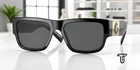 VERSACE VE4406 GB1 87 Black Dark Grey 56 mm Men's Sunglasses