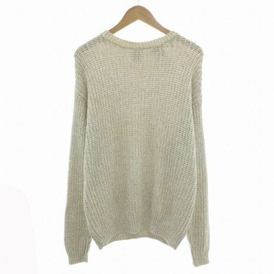 Gap OLD 90s Vintage Braided Knit Sweater Crew Neck Oversized Long 