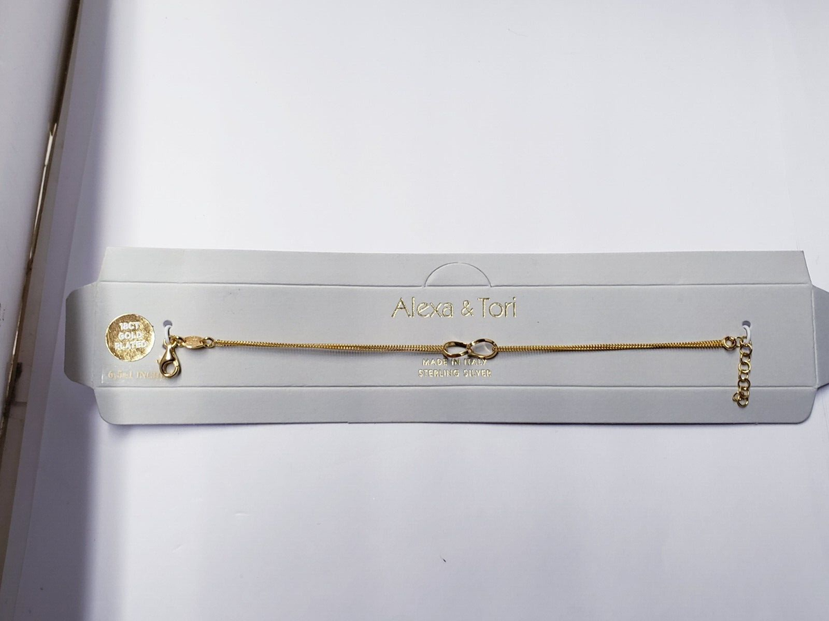 Alexa Tori Jewelry GOLD TONE LINK BRACELET 1