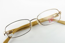 DIANE VON FURSTENBERG DVF8038 718 Gold on Beige 51-16-135 Frames Flex Hinge I236