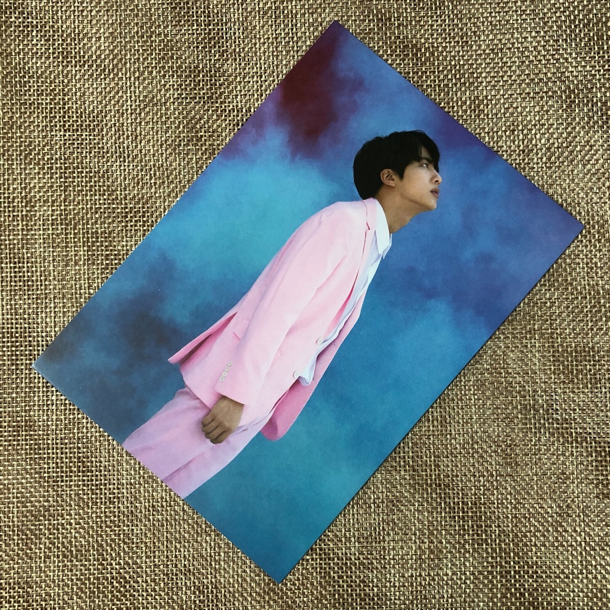 BTS JIN [ VT Cosmetics ] Sign Message Official Postcard / New