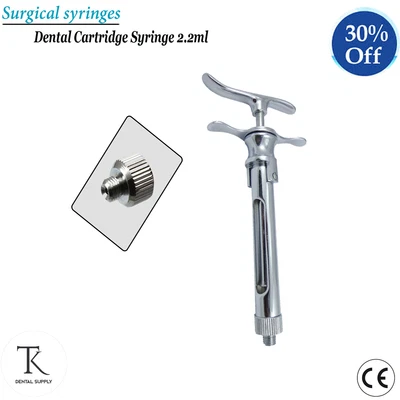 Chirurgische Instrumente Zahnarzt Hygienist Anästhesie Kartusche Spritze 2,2ml - Bild 1 von 4