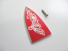 Handmade classical leaf pattern aluminum truss rod cover fits ESP LTD guitars
