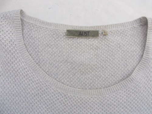 Cashmere Pullover von Aust,Gr.L,silber-grau,85 % Kaschmir,15 % Lurex - Bild 6 von 8