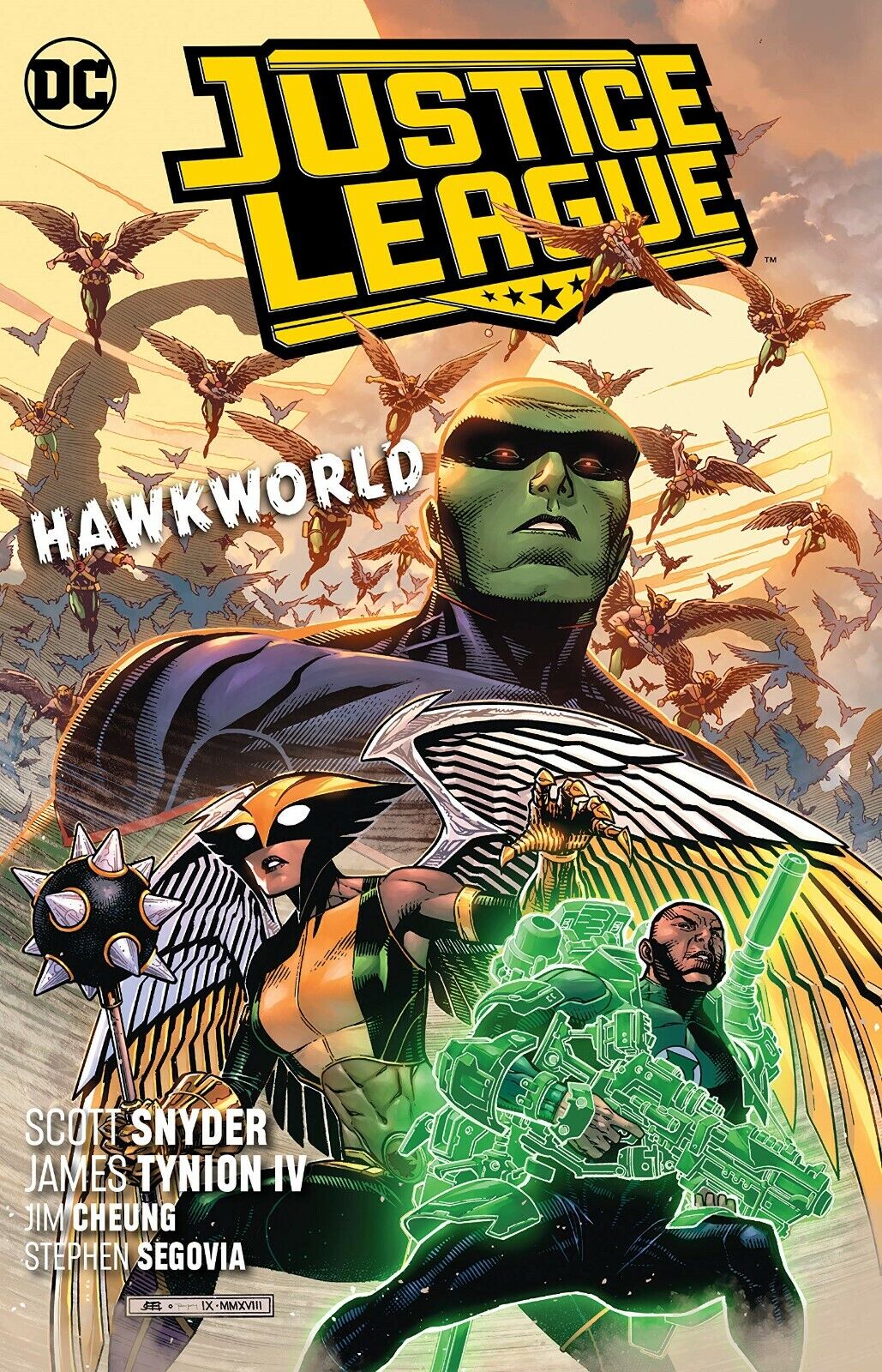 *BRAND NEW PAPERBACK *Justice League Vol. 3: Hawkworld *SHIPS FREE WORLDWIDE!
