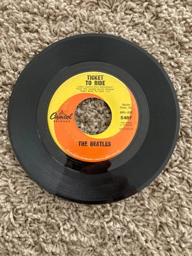 The Beatles-Ticket To Ride/Yes It Is 45 RPM 1965 Capitol 5407