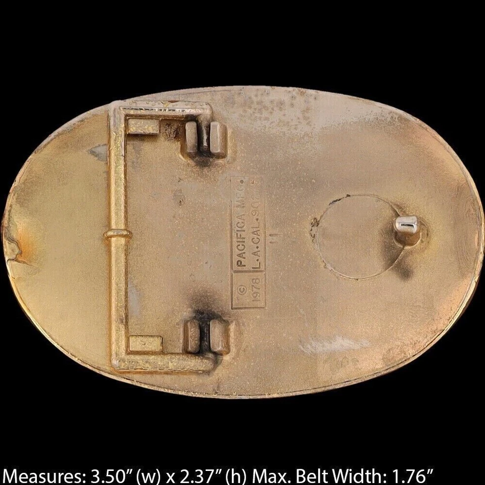 Fleetwood Mac Aucoin Pacifica 摇滚音乐嬉皮乐队 70 年代复古皮带扣 — 第 4/4 张图片