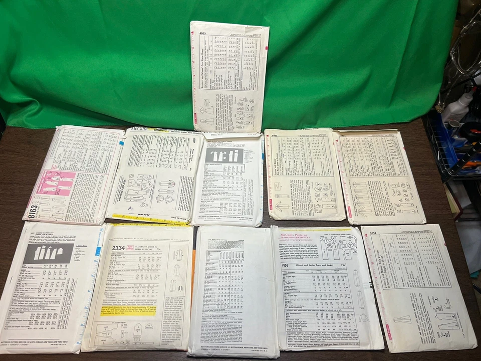 Lot of 11 1970's Seeing Patterns. Santa, Elf, Maternity - Image 3 of 4