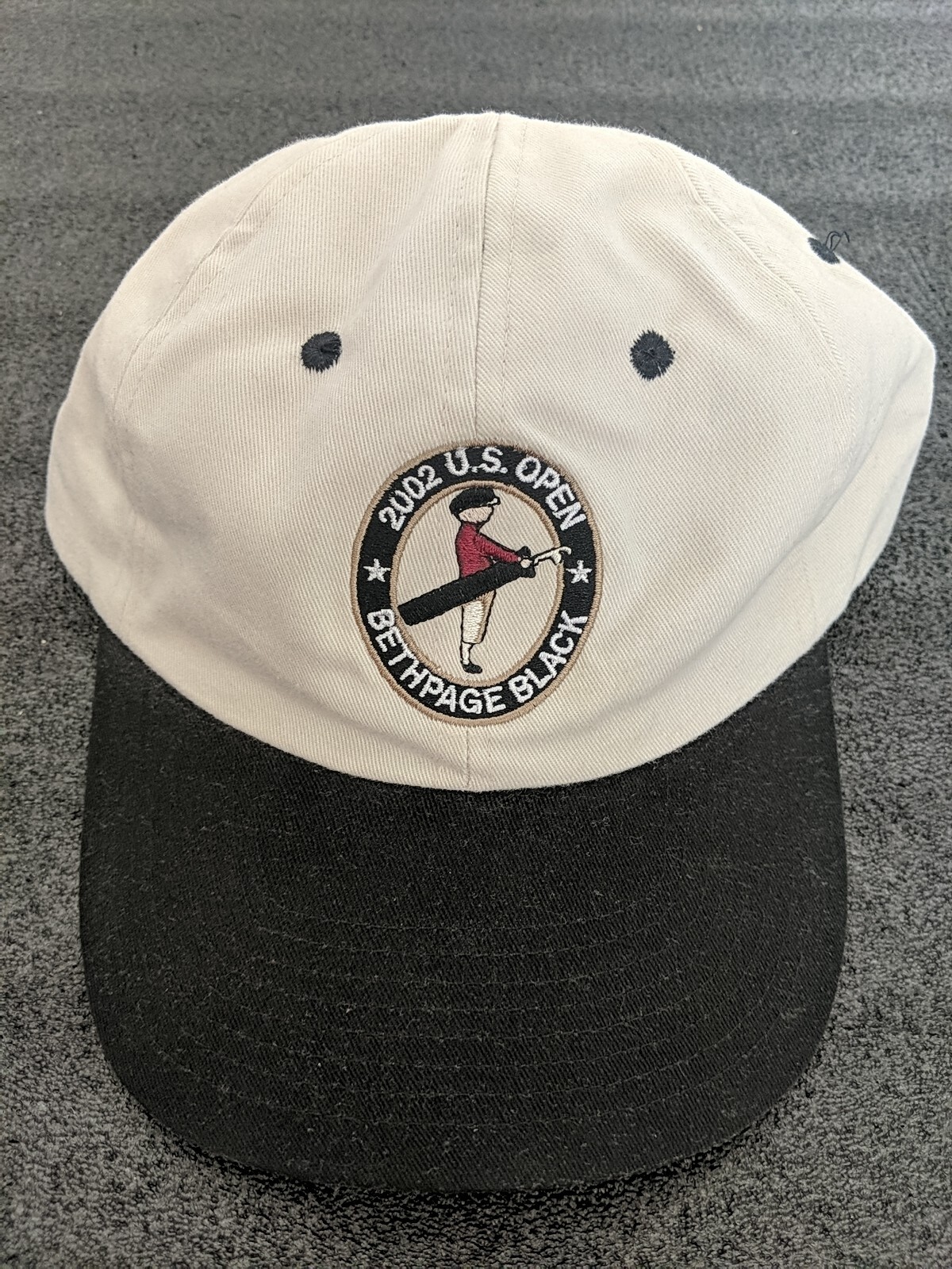 Casquette de golf US Open 2009 Bethpage noire chapeau adulte Casquette de golf US Open 2009 Bethpage noire chapeau adulte