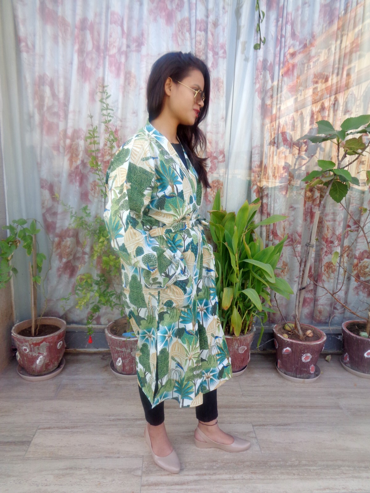 10Pc Lot Robes Ladies Cotton Printed Kimono Bathrobe Assorted Summer Beach Wear image 3