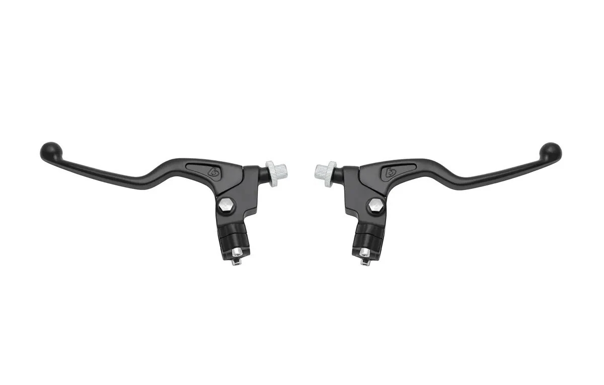 TB Parts Mid Size Perch/Lever SET, Black – 7/8″ Pit bike
