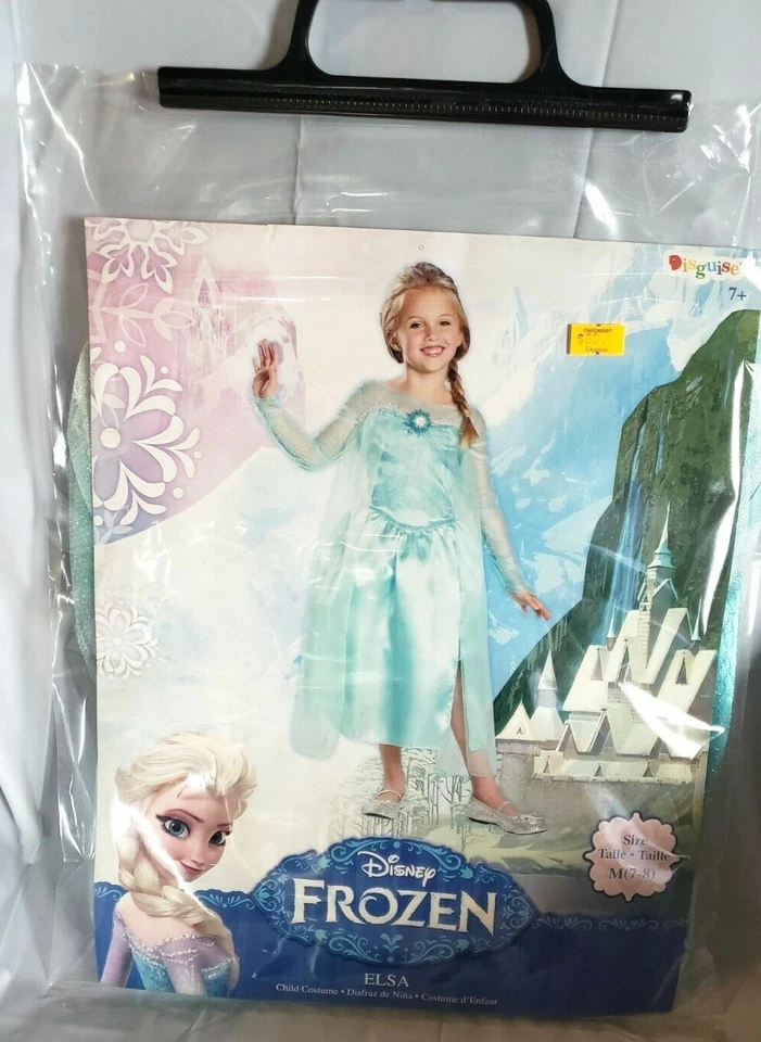 NEW M Officially Licensed Disney Princess Elsa Frozen Dress Halloween Costume - Image 2 of 3