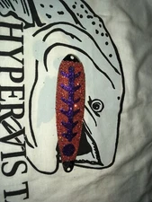 High Percentage Salmon Trolling Spoon With Hyper Vis Tape Not Paint 3 3/4”