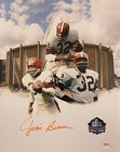 Jim Brown Signed Autographed 11x14 Photo Cleveland Browns Goat Custom Psa/Dna