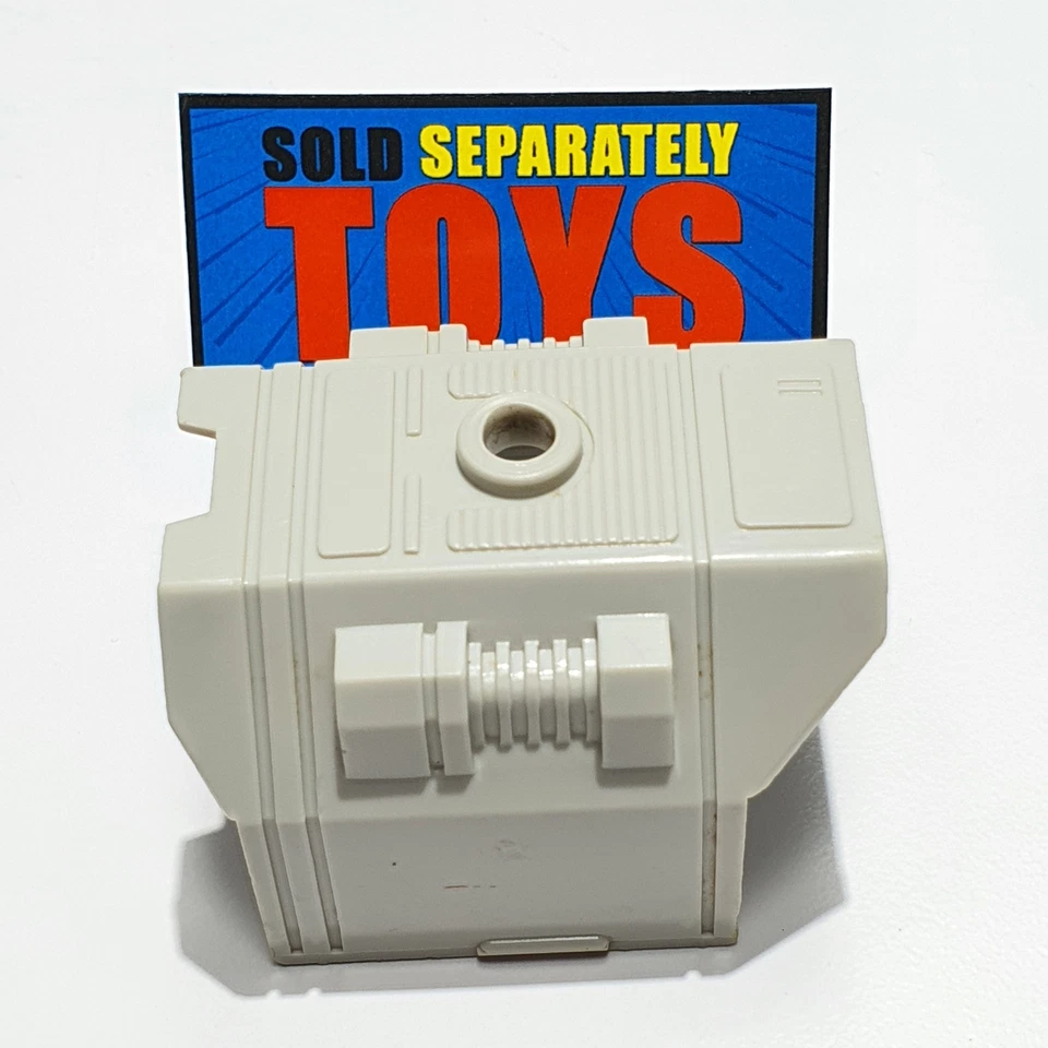 Vtg Transformers G1 Metroplex KNEE CAP 1986 Base white weapon accessory part - Image 4 of 4