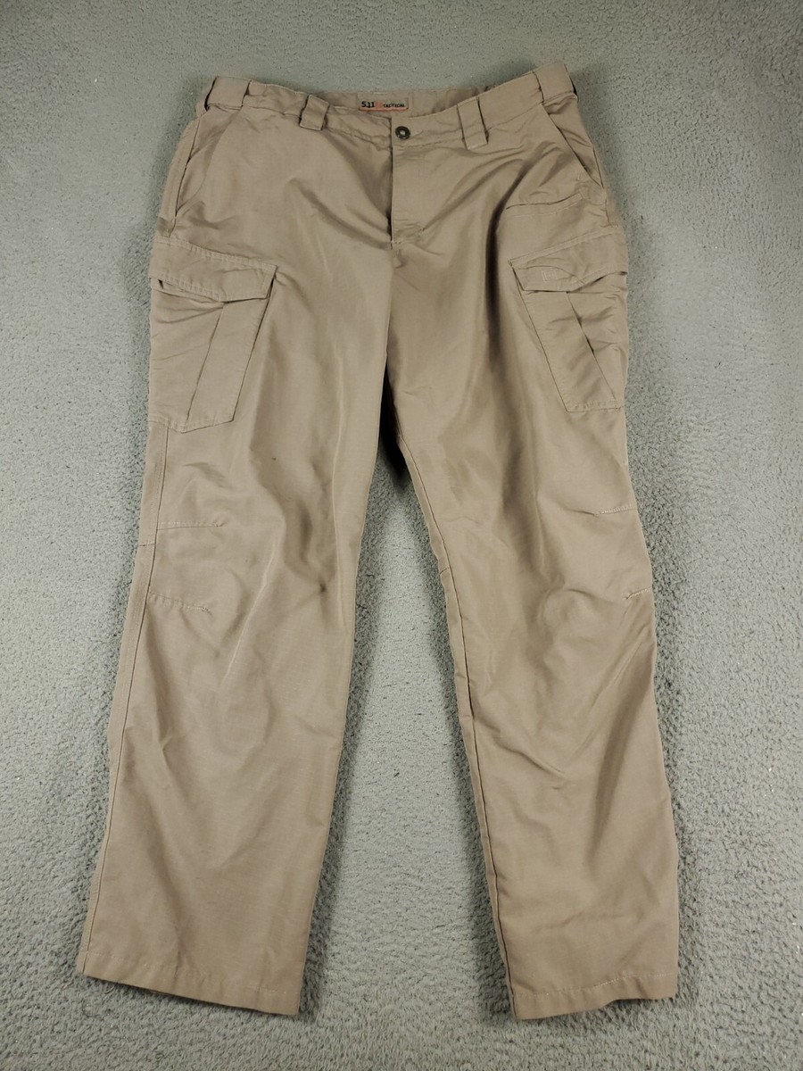 Tactical Series Pants Mens Size 40x32 Beige Tan Outdoors Cargo  Trousers