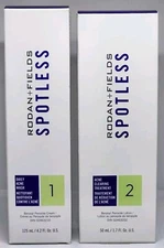 Rodan Fields Spotless Acne Regimen for Teens & Adults Step 1 & 2 New Exp 03/2025