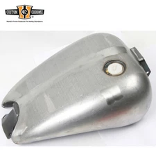 4 Gallon Smooth-Top 2" Stretch Gas Tank W/ Locking Cap Fit For Harley FXR 82-99