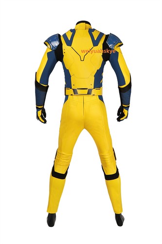 Wolverine Cosplay Costume Outfit Deadpool 3 Halloween Accessories Full Set Lot - Picture 4 of 42