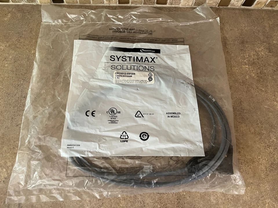 LOT OF 4 110VP8-GS3-GY9B SYSTIMAX CPC5512-03F009 XL VISIPATCH UC7-1 - Image 2 of 4