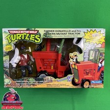 Tmnt Turtles Farmer Don Donatello W/ Tractor 1993 Playmates New Sealed